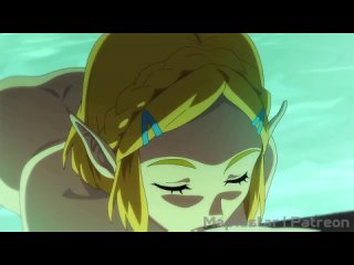maplestar | zelda (the legend of zelda) [hentai animated loop]